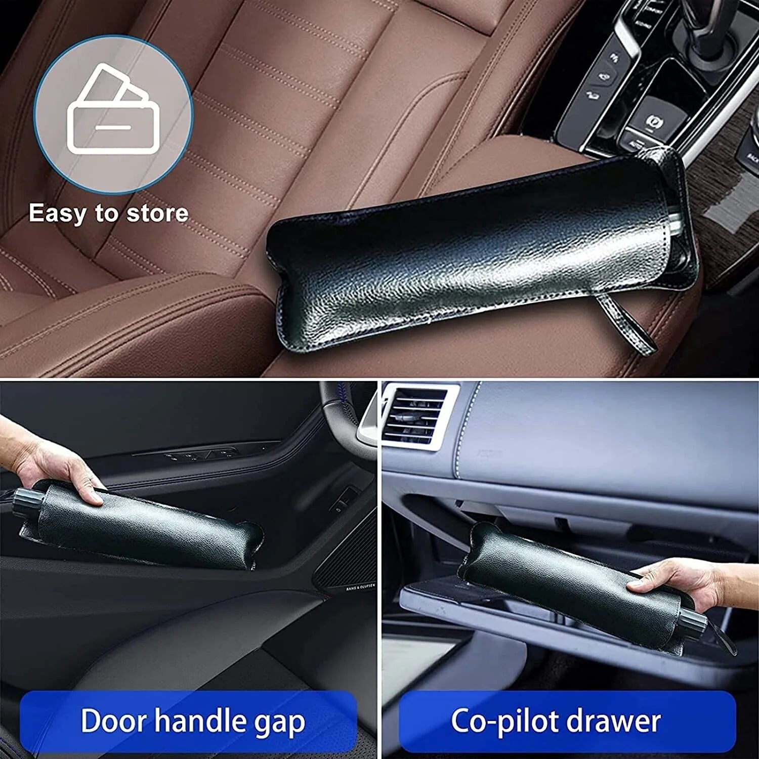 51-Inch Foldable Car Windshield Sun Shade Umbrella Visor Cover