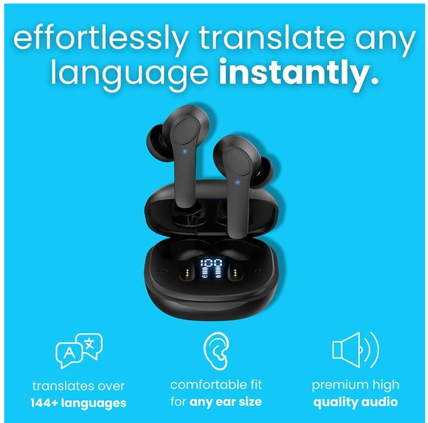 Revolutionary Translator Earbuds: Experience Real-Time Translation in 144 Languages with Cutting-Edge Technology